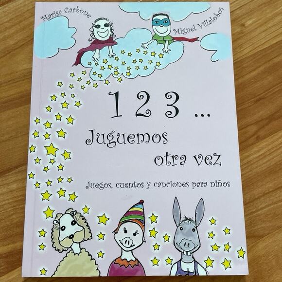 1 2 3 Juguemos otra vez spanish Book - Picture 1 of 3